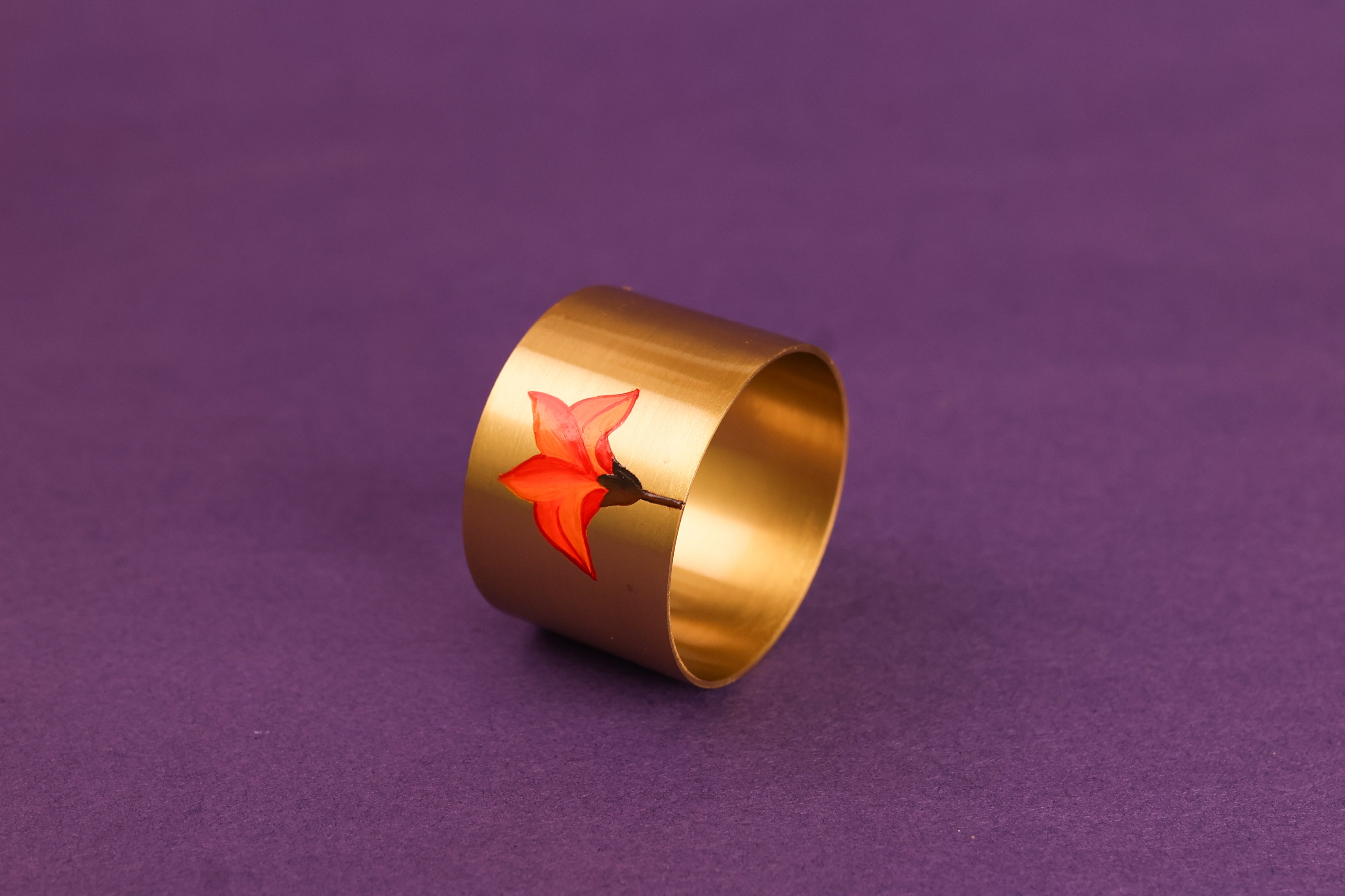 Palash Pital Napkin Ring Set of 6
