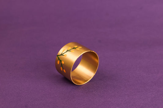 Basant Pital Napkin Ring Set of 6