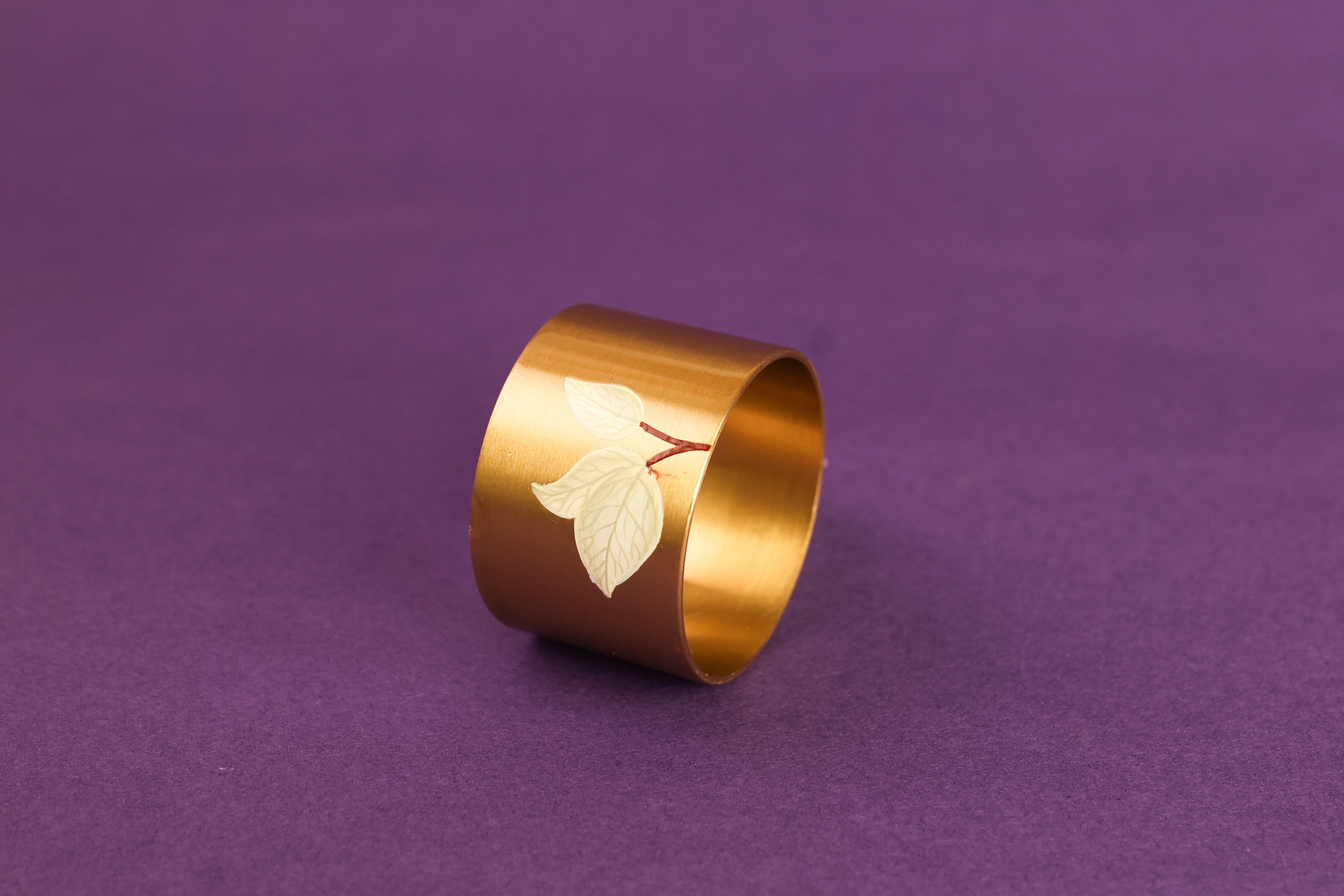 Saphed Pital Napkin Ring Set of 6