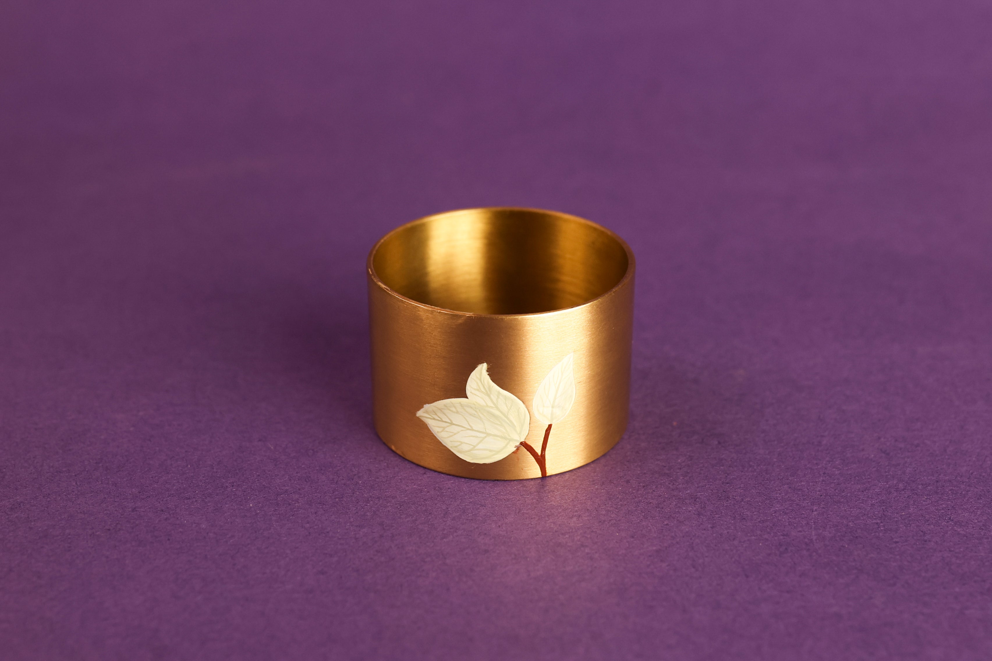 Saphed Pital Napkin Ring Set of 6